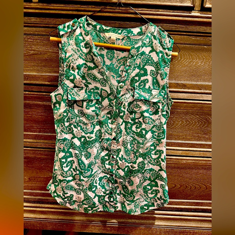 41Hawthorn sleeveless blouse